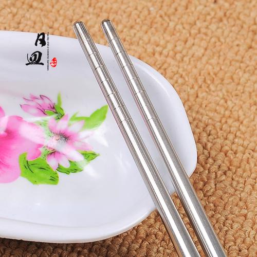 厂家直销 不锈钢筷子 精品袋装筷子 二元日用百货专供
